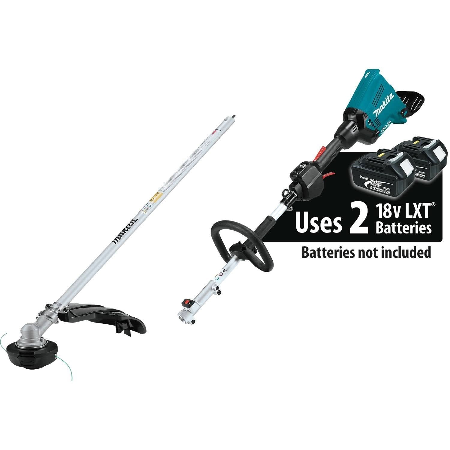 Makita XUX01ZM5 18V X2 (36V) LXT Brushless Cordless Couple Shaft Power Head w/ String Trimmer Attachment, Tool Only