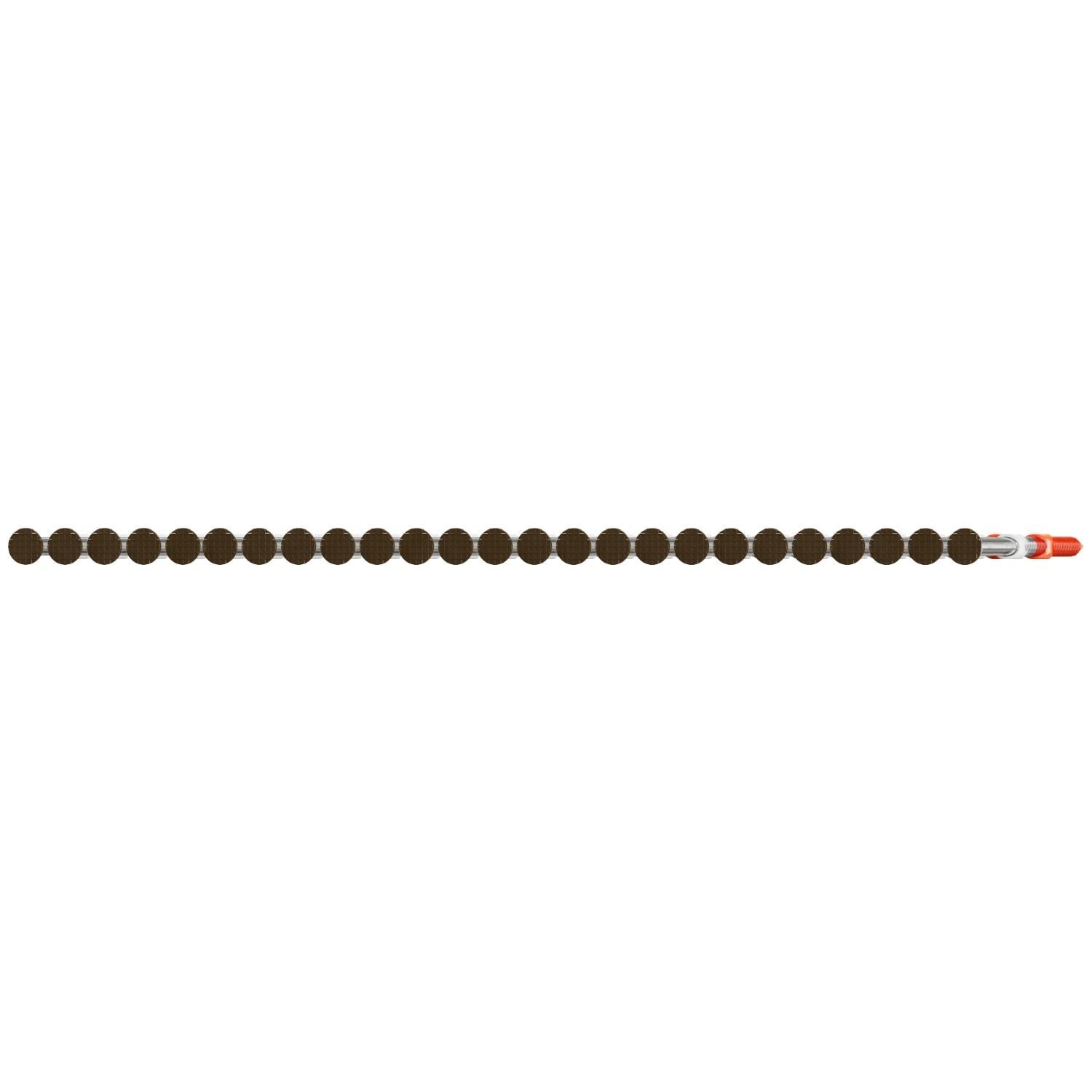 Simpson Strong-Tie S11A237KJB 20–22° Plastic Strip, Casing Head, Ring-Shank Nail, 2-3/8-in. x 11 ga. Brown, 1000-Pack