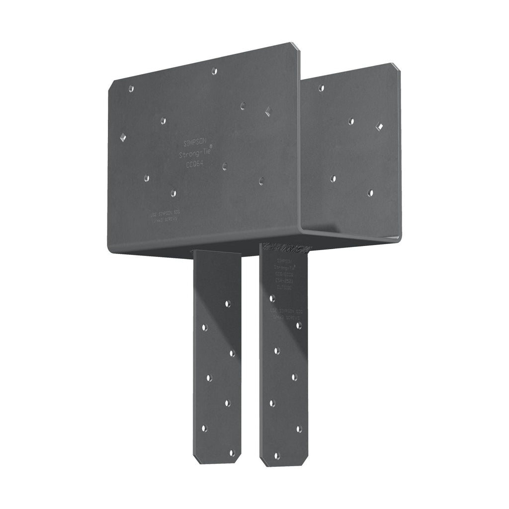 Simpson Strong-Tie CCQ64SDS2.5 CCQ Column Cap for 6x Beam, 4x Post with Strong-Drive SDS Screws