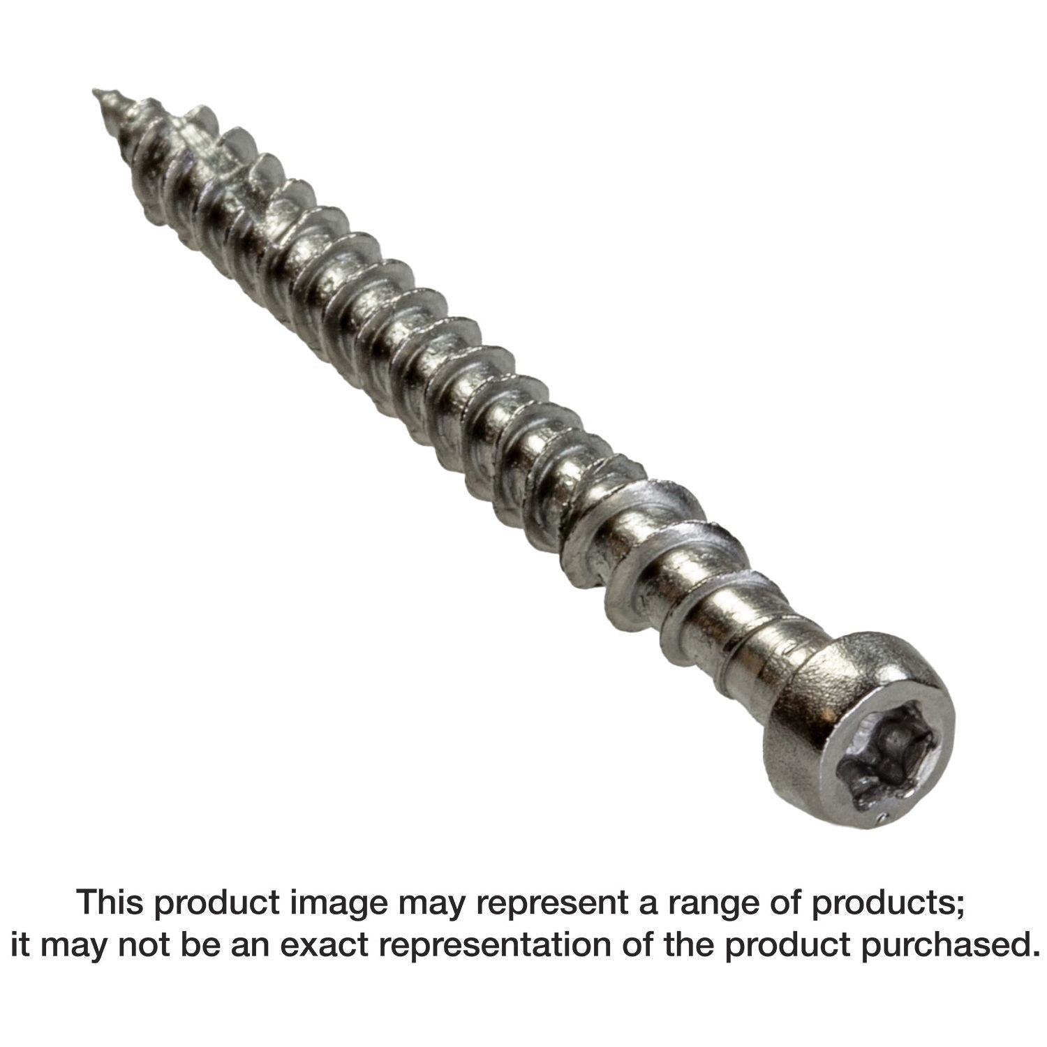Simpson Strong-Tie DCU2P316 Deck-Drive DCU COMPOSITE Screw, #10 x 2-in. T20, Type 316, 350-Pack