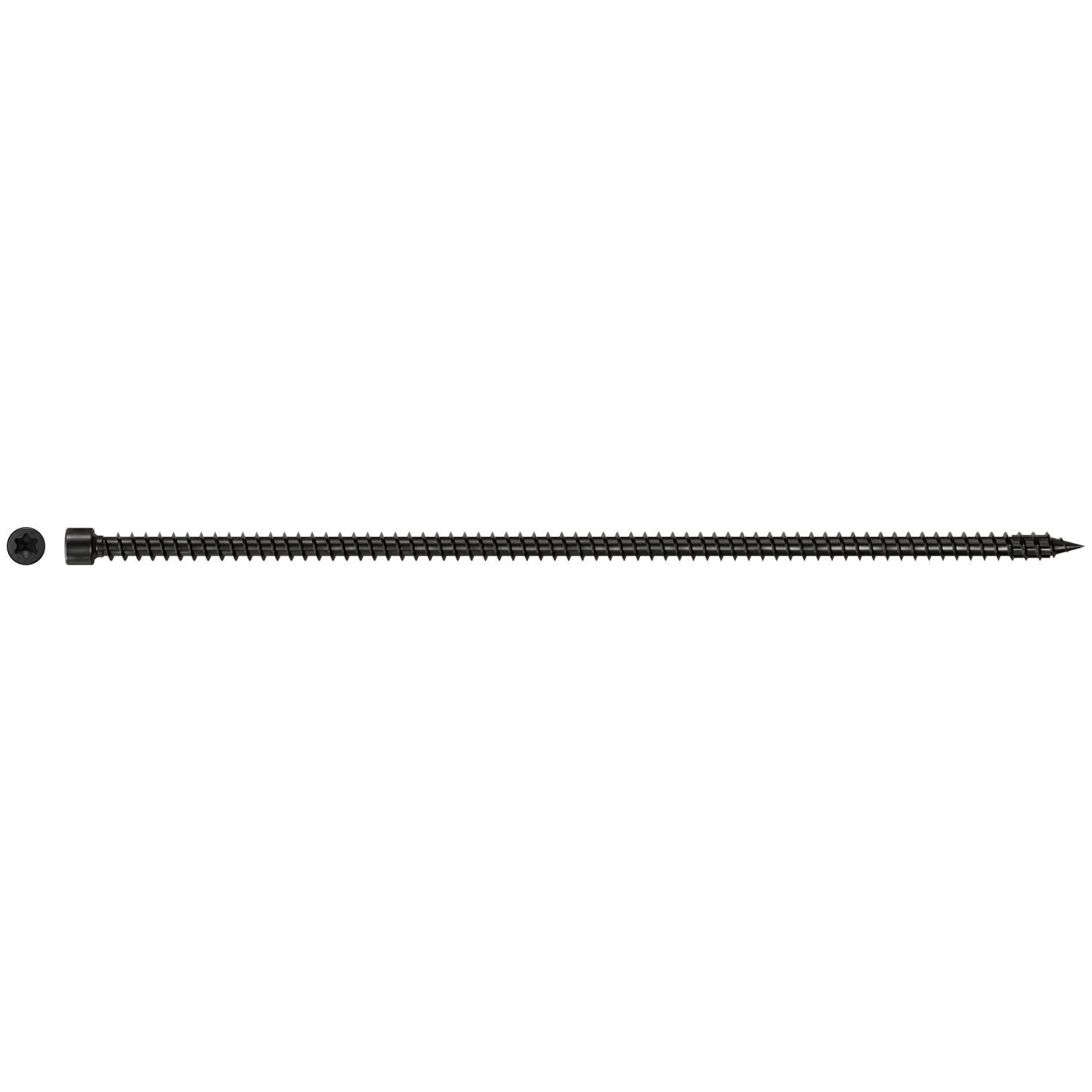 Simpson Strong-Tie SDCFC8X280-R30 Strong-Drive SDCFC TIMBER-CFC Screw, 0.315-in. x 11-in. T40, E-Coat, 30-Pack