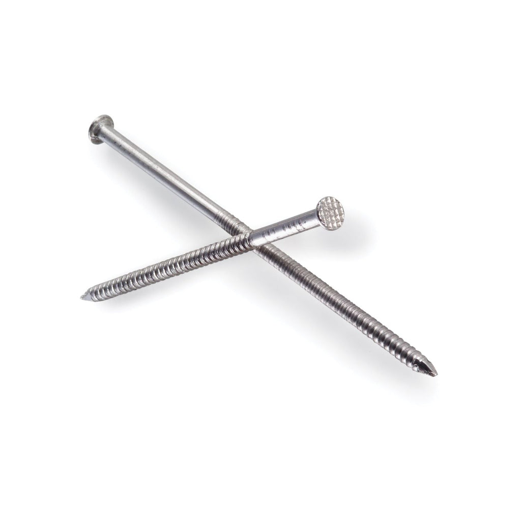 Simpson Strong-Tie S8CRDB Cedar and Redwood Decking Nail, 2-1/2-in. x .113-in. Type 304 Stainless Steel, 25-lb.