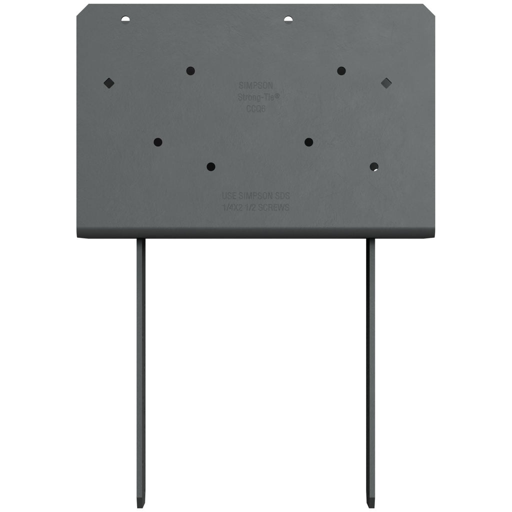 Simpson Strong-Tie CCQ6-7.13SDS2.5 CCQ Column Cap for 6x Beam, 7-1/8-in. Post with Strong-Drive SDS Screws