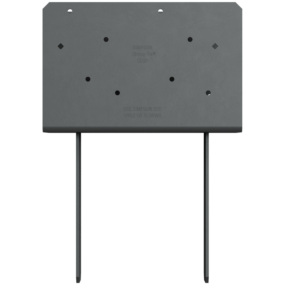 Simpson Strong-Tie CCQ6-7.13SDS2.5 CCQ Column Cap for 6x Beam, 7-1/8-in. Post with Strong-Drive SDS Screws