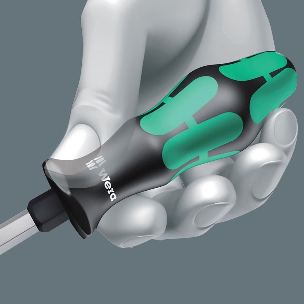 Wera 334 Sk Screwdriver For Slotted Screws, 0.6x3.5x75-mm.