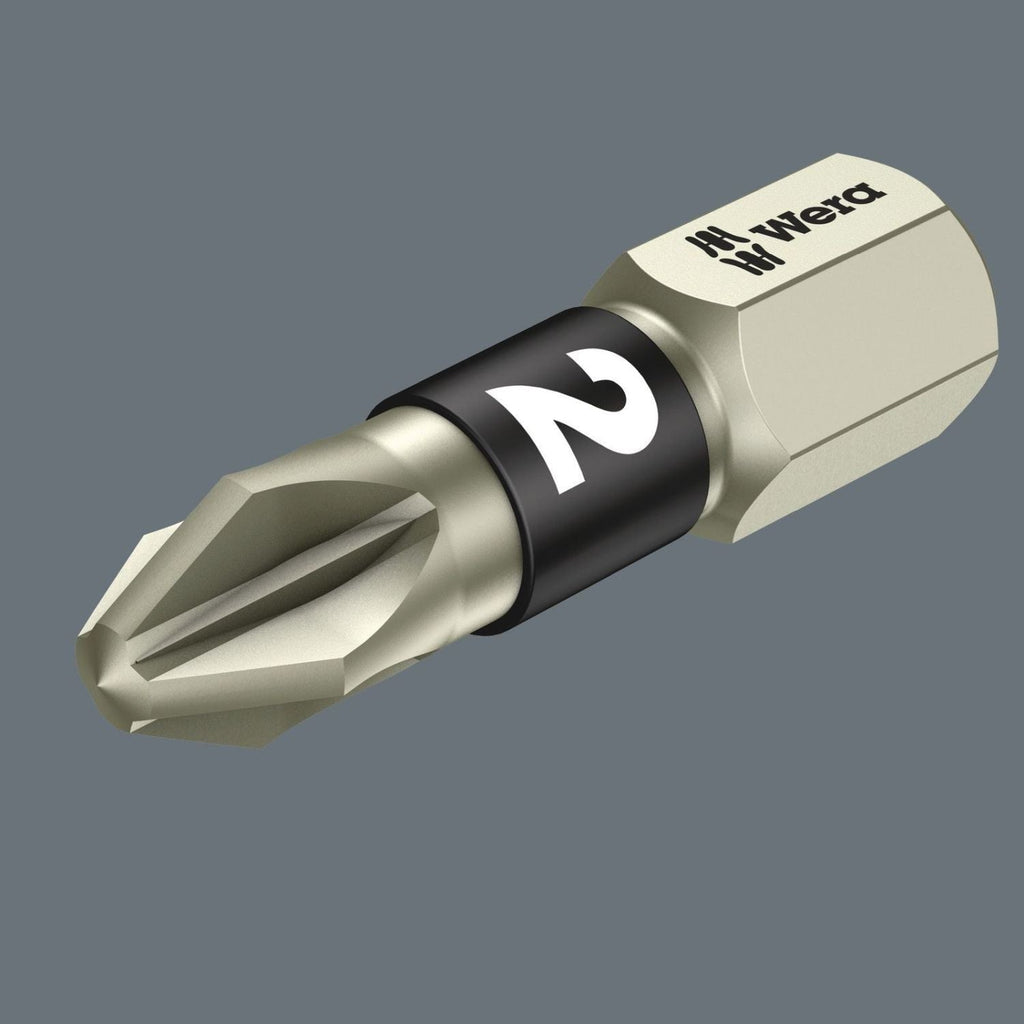 Wera 3855/1 Ts SB Bit, Stainless, Pz 2x25-mm.
