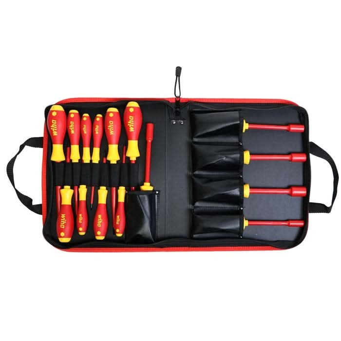 Wiha 32190 15-Piece Insulated SoftFinish Screwdriver and Nut Driver Set
