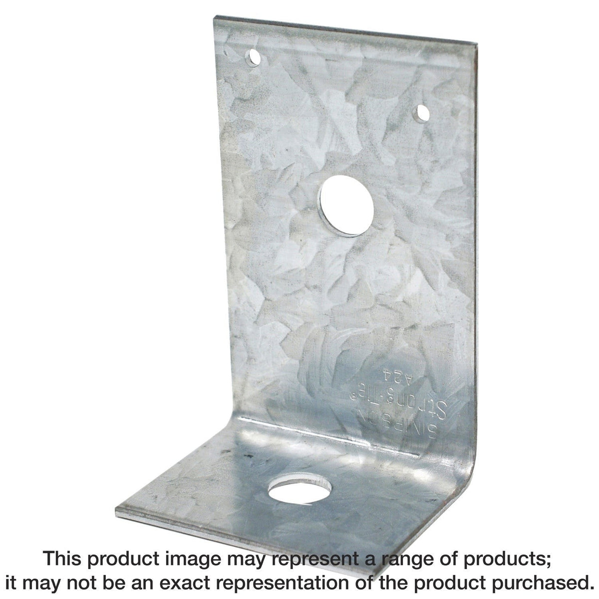 Simpson Strong-Tie A24 2-in. x 3-7/8-in. x 2-1/2-in. Galvanized Angle