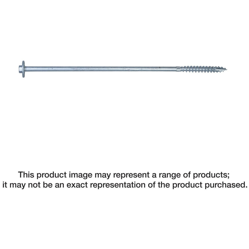 Simpson Strong-Tie SDWH271200SS-R5 Strong-Drive SDWH TIMBER-HEX SS Screw, 0.275-in. x 12-in. 1/2 Hex, Type 316, 5-Pack