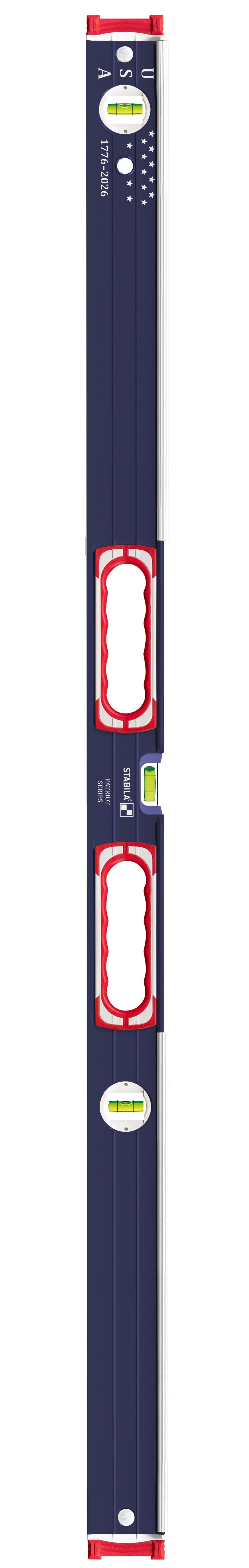 Stabila Limited Edition Patriotic Type 196 Heavy Duty Mason 24-in. and 48-in. Level Set (36250)