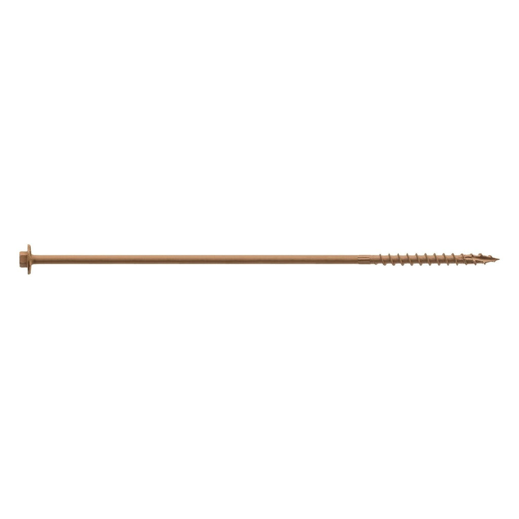 Simpson Strong-Tie SDWH191000DB-R50 Strong-Drive SDWH TIMBER-HEX Screw, 0.195-in. x 10-in. 5/16 Hex, DB Coating, 50-Pack