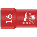 Wera 8790 B VDE Zyklop 3/8-in. Socket, Insulated, 16x46-mm.