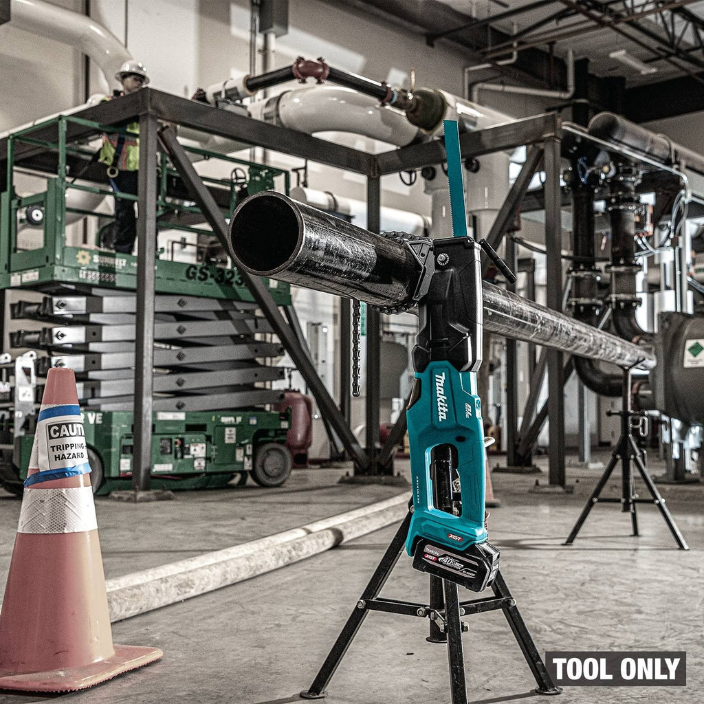 Makita GRJ03Z 40V max XGT Brushless Recipro Pipe Saw w/ Chain Vise, Tool Only