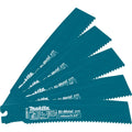 Makita E-26222 5-3/4-in. Curved Metal Pipe Cutting Recipro Saw Blade, 8-TPI, 5-Pack, GRJ03
