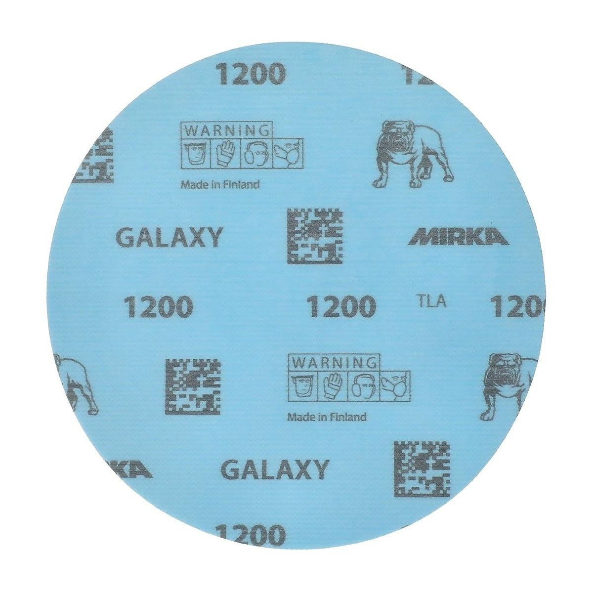 Mirka Galaxy 6-in. 1200 Grit Hook & Loop Sanding Discs 50-Pack for Power Sanders (FY-622-1200)