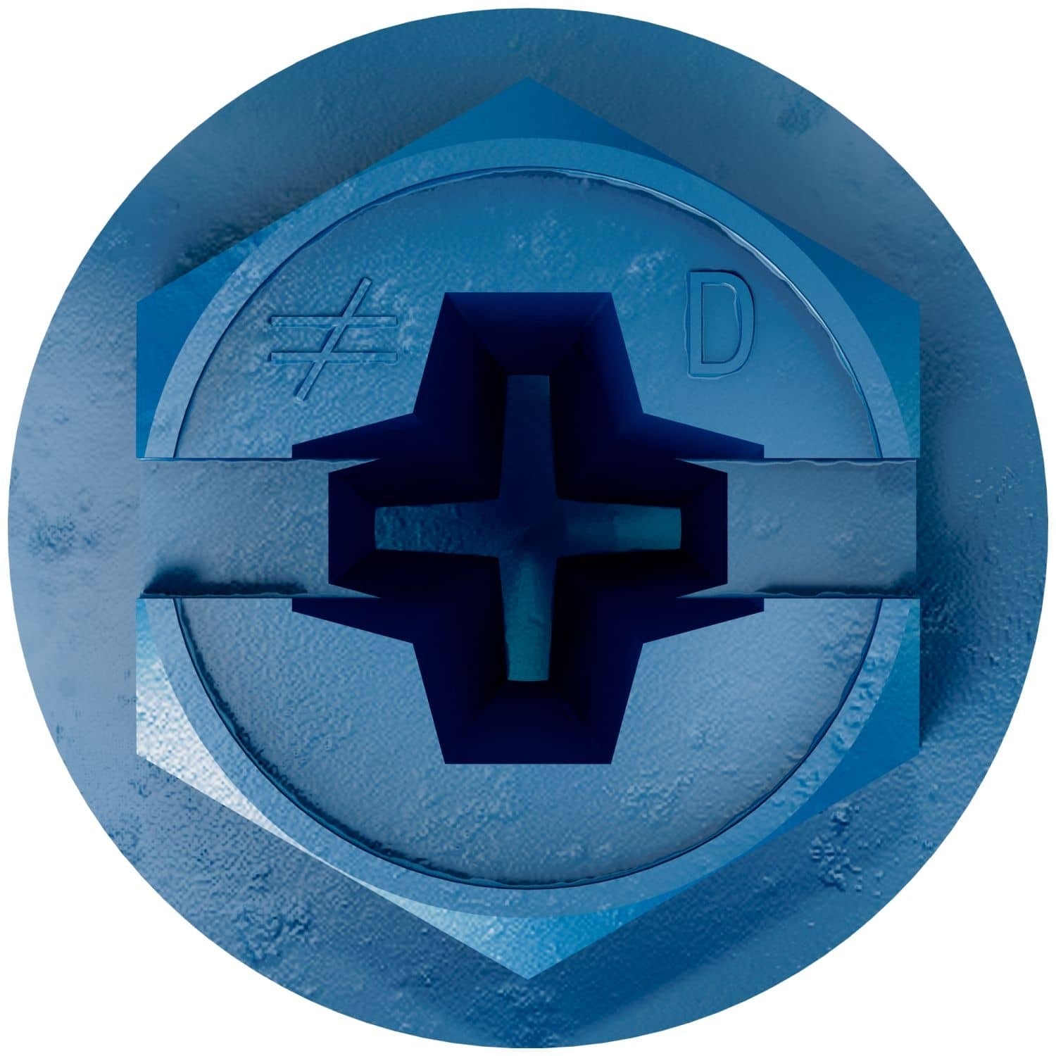 Simpson Strong-Tie TNT25314H Titen Turbo, 1/4-in. x 3-1/4-in. Hex-Head Concrete and Masonry Screw, Blue, 100-Pack