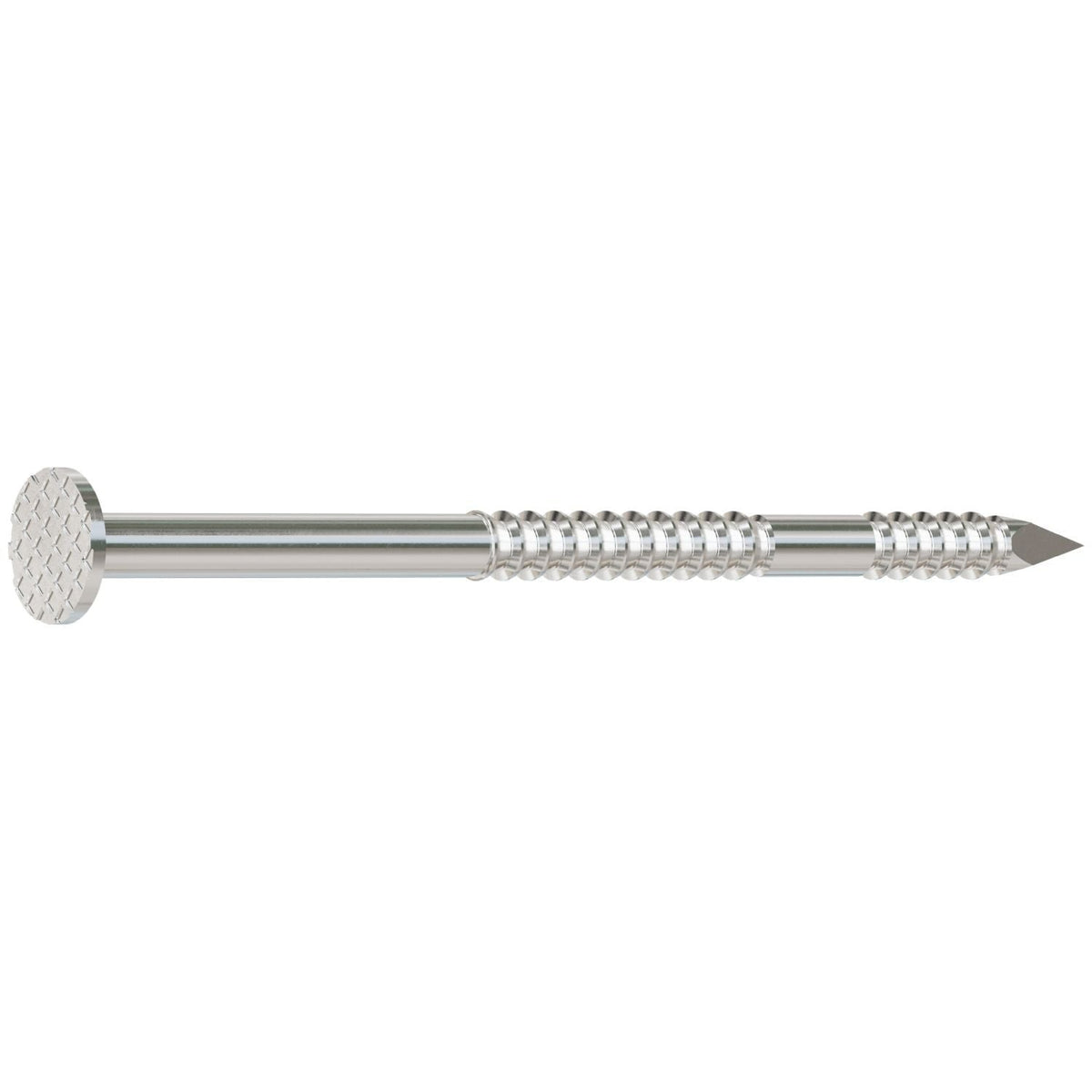 Simpson Strong-Tie S12A200PNB 15° Wire Coil, Full Round Head, Ring-Shank Decking/Framing Nail, 2-in. x .099-in. Type 304, 3600-Pack