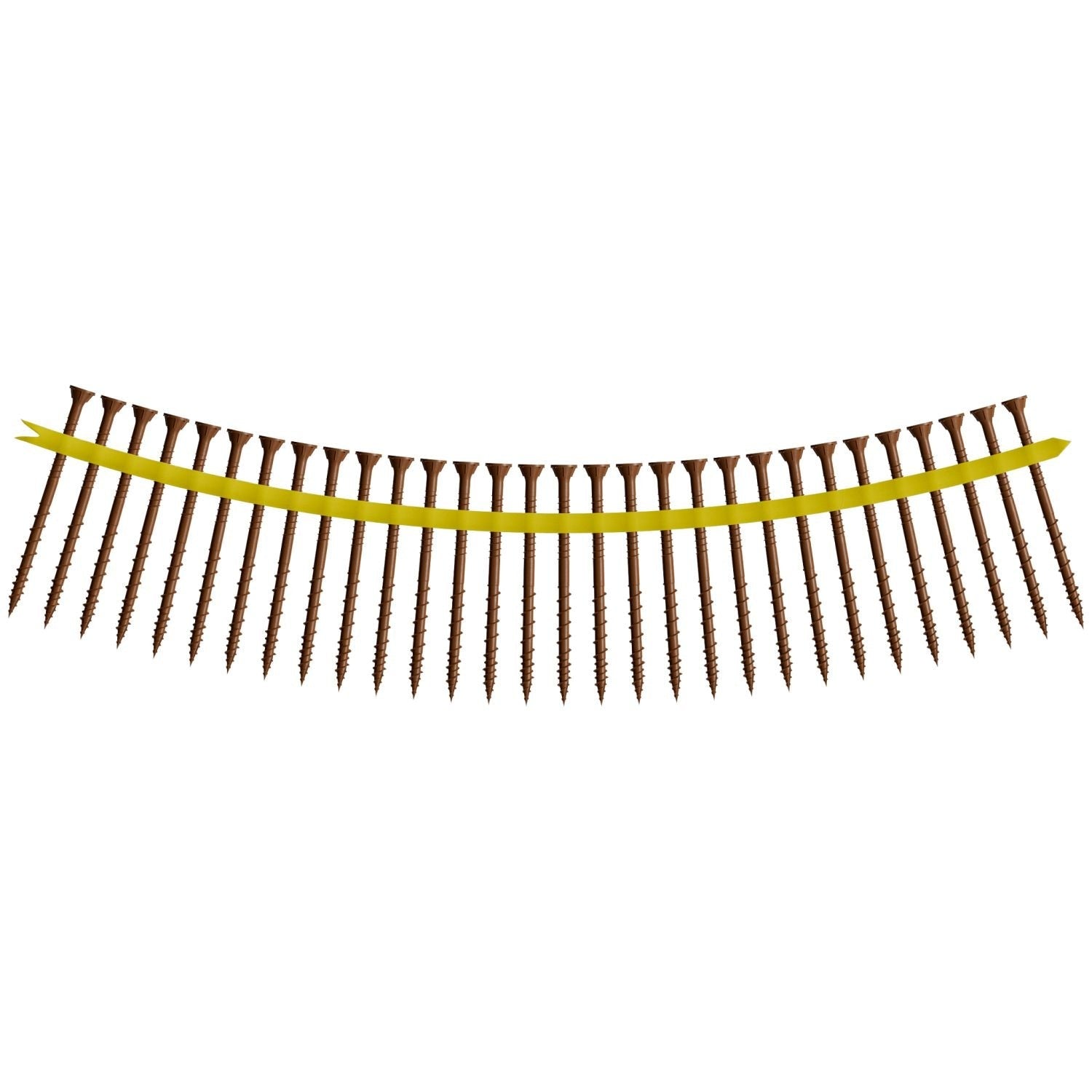 Simpson Strong-Tie DSVR3S Deck-Drive DSV WOOD Screw (Collated), #10 x 3-in. T25 6-Lobe, Red, 1000-Pack