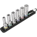 Wera Belt C Deep 1 Socket Set, 1/2-in. Drive, 6-Pieces