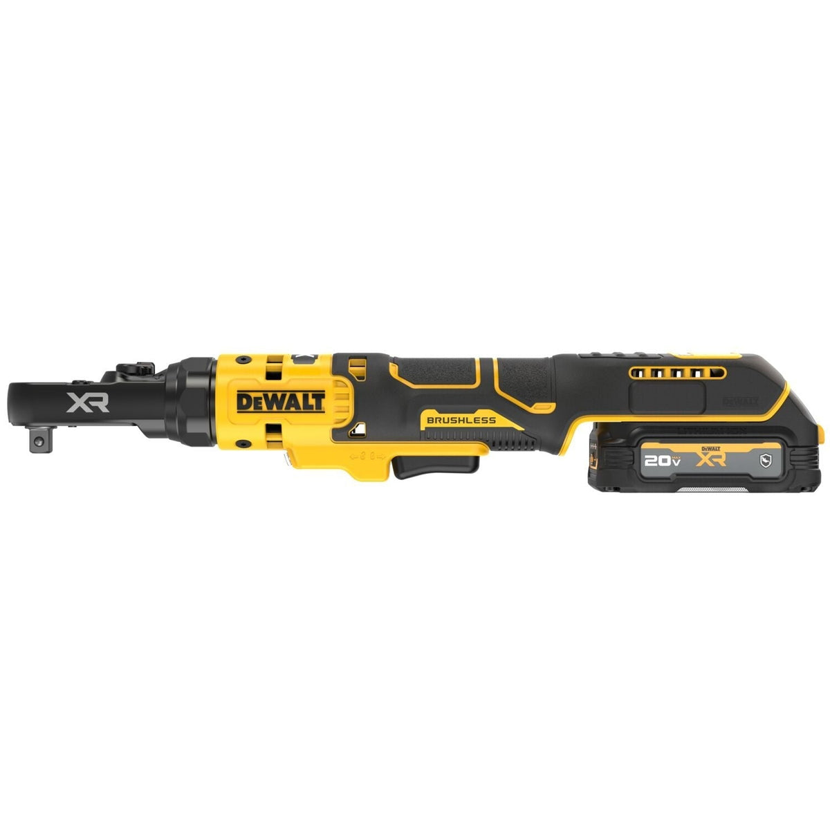 DeWALT DCF520GE1 20V MAX XR Brushless 1/4-in. & 3/8-in. Sealed Head Ratchet 1.7Ah Kit
