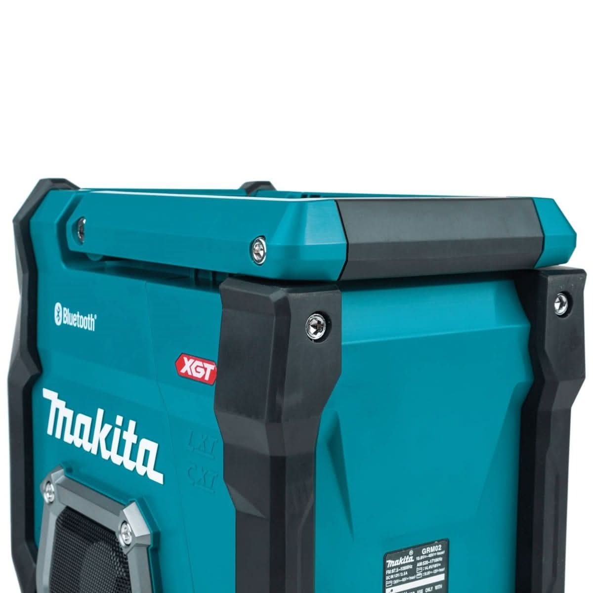 Makita GRM02 40V max XGT Cordless/Corded Bluetooth Job Site Radio, Tool Only (Promo)