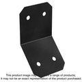 Simpson Strong-Tie APVKB45-6 Outdoor Accents Avant Collection ZMAX, Black Powder-Coated Knee Brace Connector for 6x
