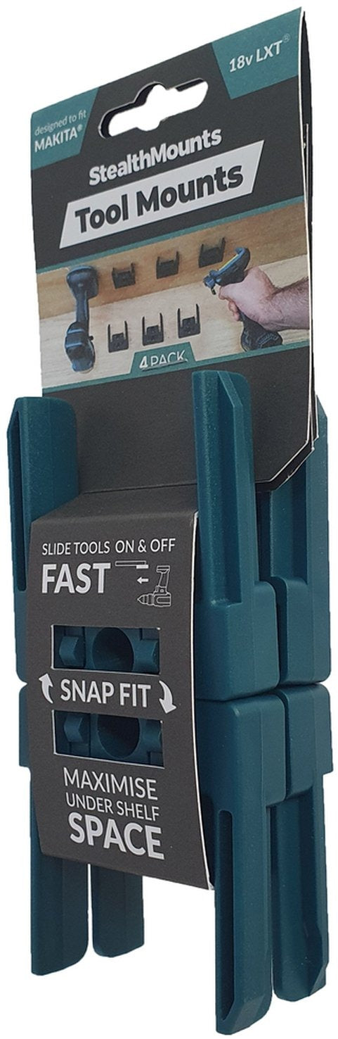 StealthMounts Tool Mounts for Makita 18V LXT, 4-Pack