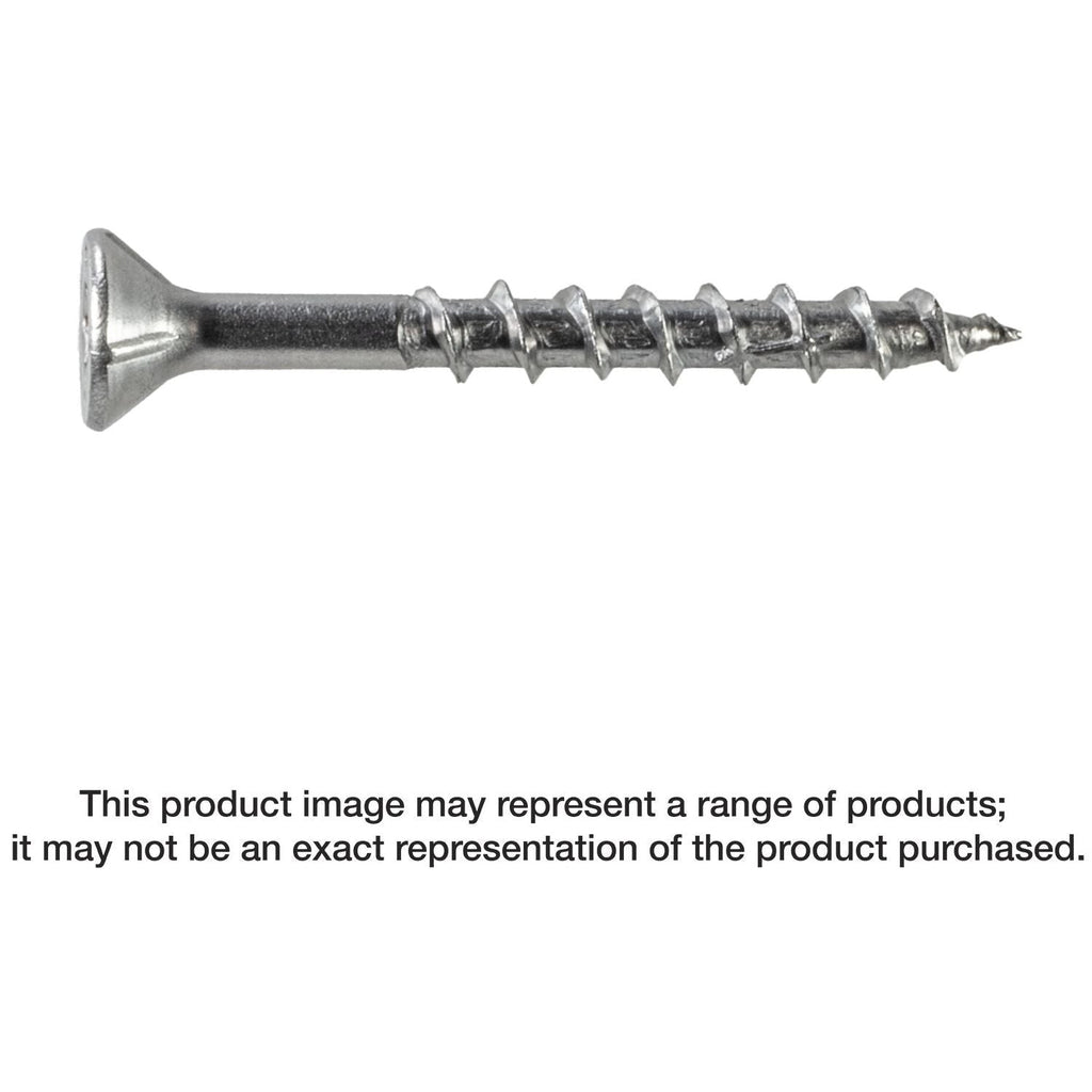 Simpson Strong-Tie S08200WP5 Deck-Drive DWP WOOD SS Screw, #8 x 2-in. T-20, Flat Head, Type 305, 5-lb.