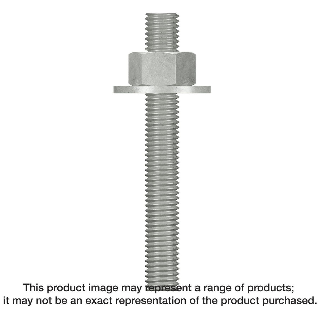 Simpson Strong-Tie RFB#5X16HDGP2 RFB 5/8-in. x 16-in. Hot-Dip Galvanized Retrofit Bolt, 2-Pack