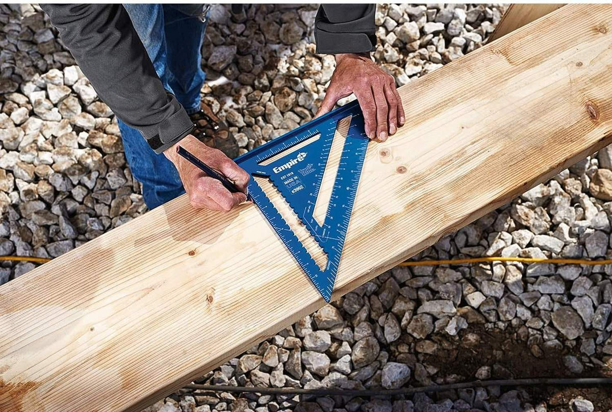 Empire E3992 12-inch True Blue Laser Etched Rafter Square