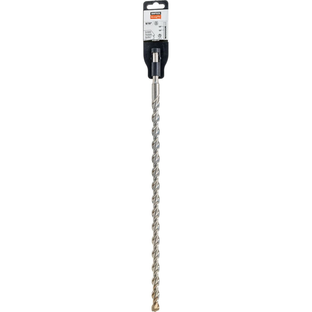 Simpson Strong-Tie MDPL05618 9/16-in. x 18-in. SDS-plus Shank Drill Bit