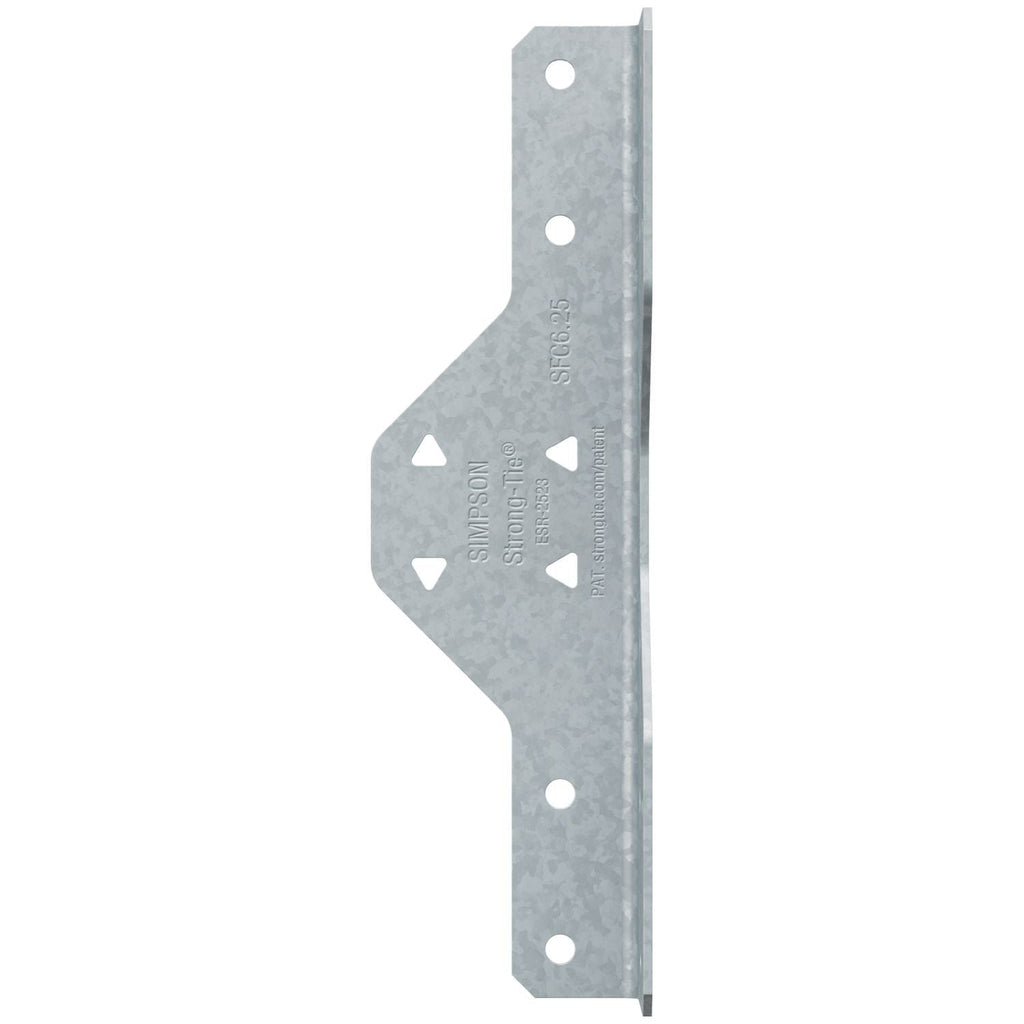 Simpson Strong-Tie SFC6.25-R100 SFC 1-1/2-in. x 1-3/4-in. x 6-1/4-in. Steel Framing Connector, 100-Pack