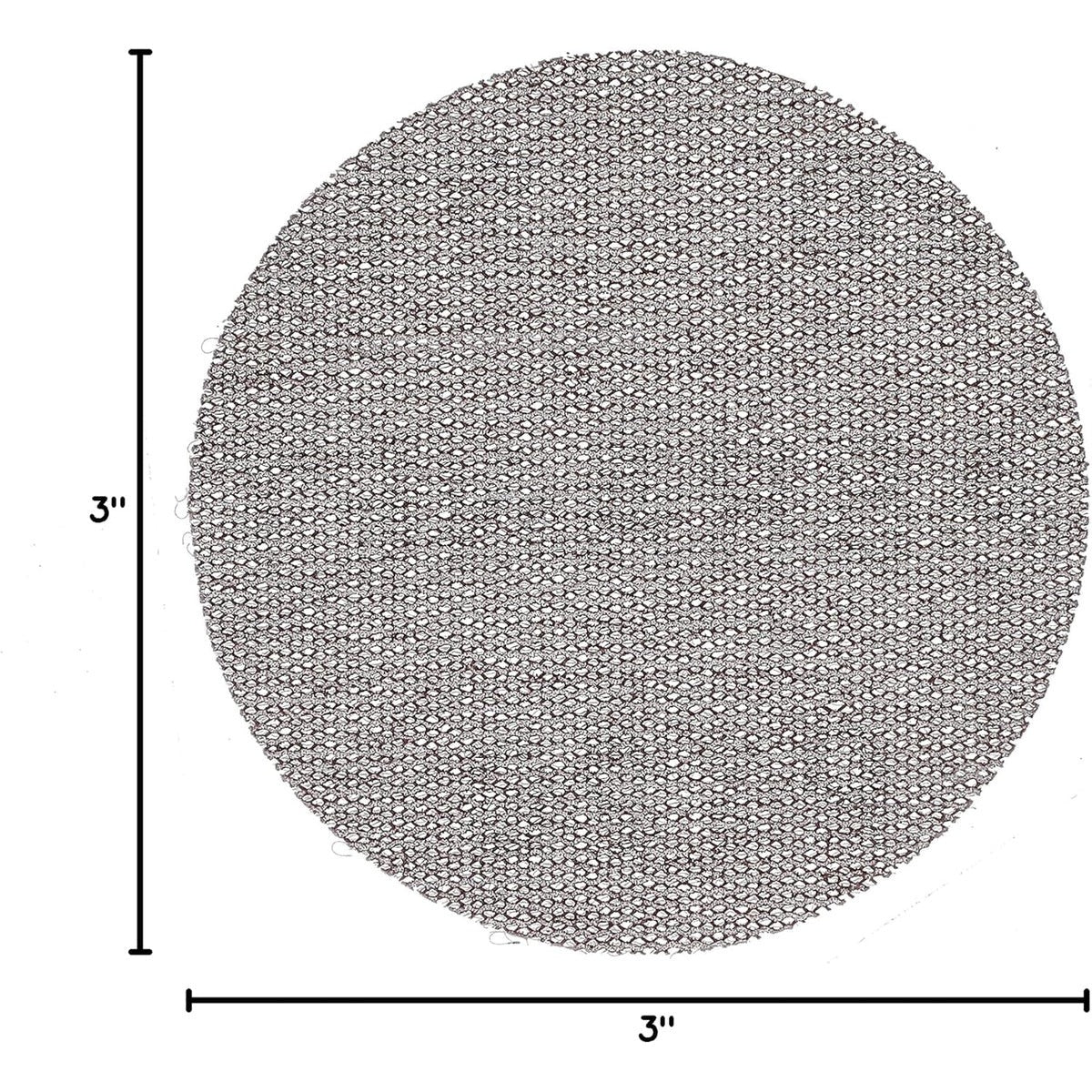 Mirka Abranet 3-in. 320 Grit Mesh Sanding Discs Hook and Loop 50-Pack, Dust-Free Sanding (9A-203-320)