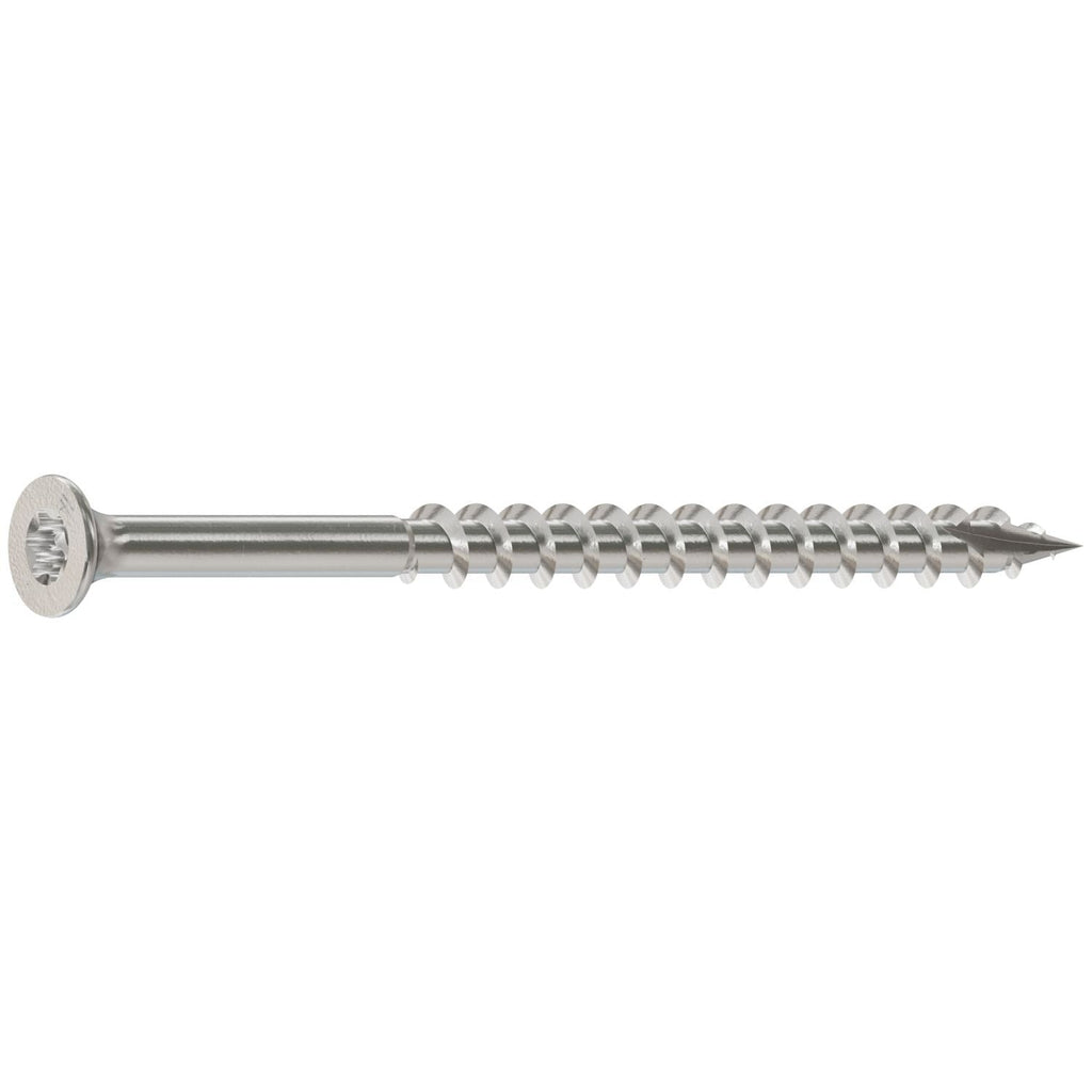 Simpson Strong-Tie T10300DT1 Bugle-Head Wood Screw, 6-Lobe Drive, #10 x 3-in. T25, Type 316, 1-lb.