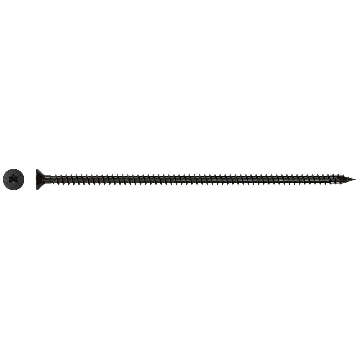Simpson Strong-Tie SDCF10X280 Strong-Drive SDCF TIMBER-CF Screw, 0.390-in. x 11-in. T50, E-Coat, 150-Pack