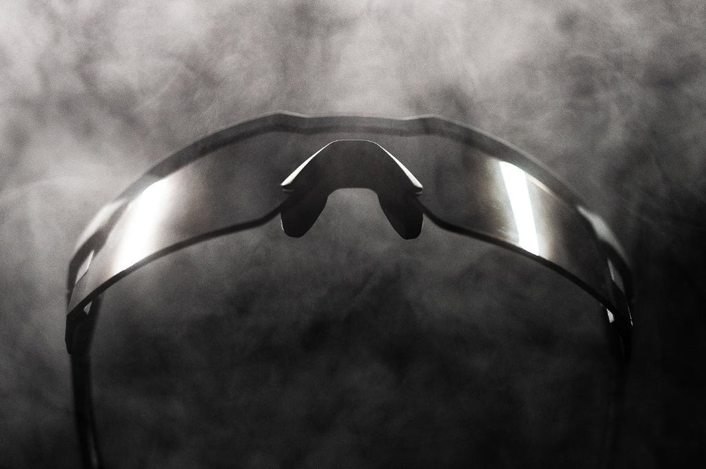 Heat Wave Future Tech Black Frame Anti Fog Black Lens Z87+ Sunglasses