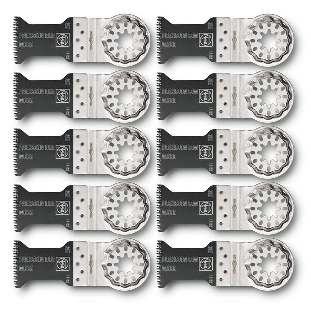 Fein 63502205290 E-Cut Precision Bi-Metal Saw Starlock Blade, 10-Pack