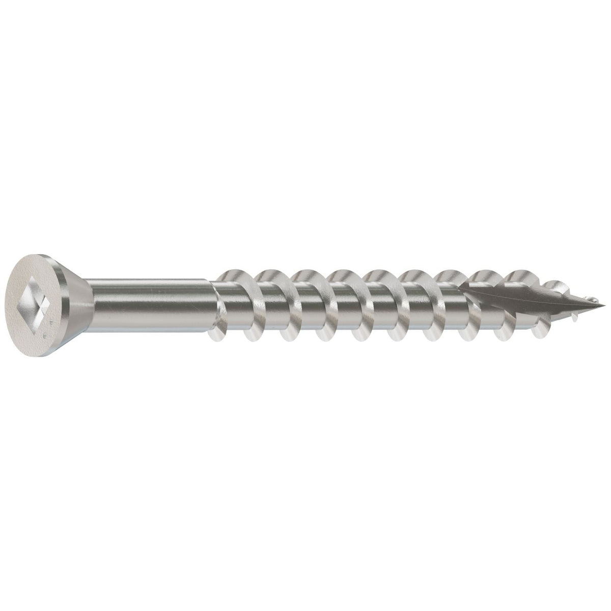 Simpson Strong-Tie S07C162FBP Trim-Head Screw, Square Drive, #7 x 1-5/8-in. #1 SQ, Type 305, 135-Pack