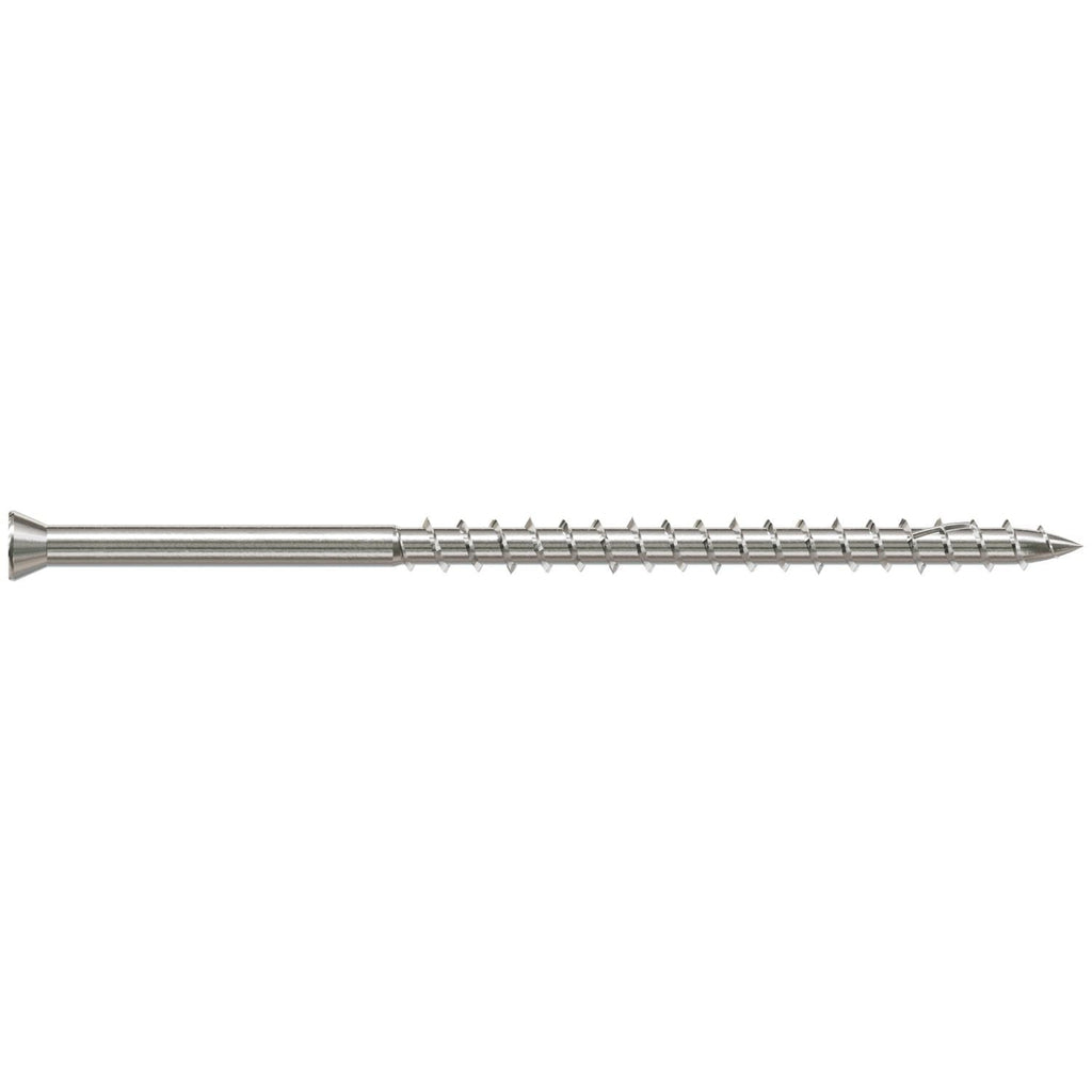 Simpson Strong-Tie S09350WP1 Deck-Drive DWP WOOD SS Screw, #9 x 3-1/2-in. T-20, Trim Head, Type 305, 1-lb.