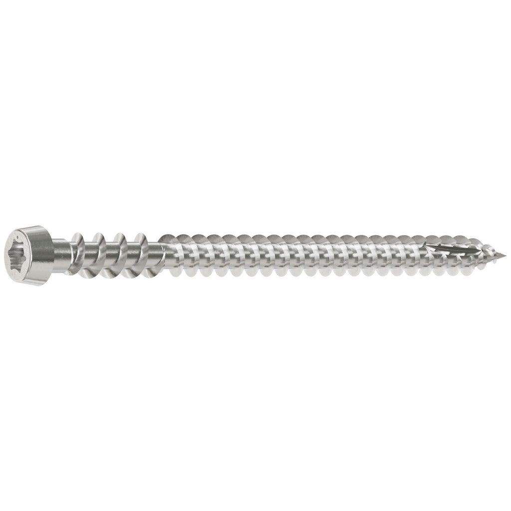 Simpson Strong-Tie DCU234P316 Deck-Drive DCU COMPOSITE Screw, #10 x 2-3/4-in. T20, Type 316, 350-Pack