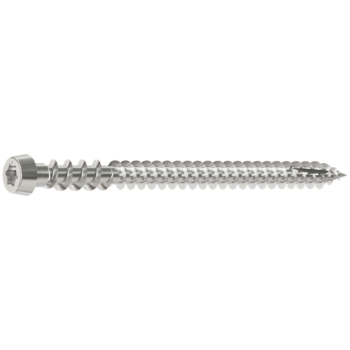 Simpson Strong-Tie DCU234P316 Deck-Drive DCU COMPOSITE Screw, #10 x 2-3/4-in. T20, Type 316, 350-Pack