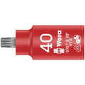 Wera 8767 B VDE Hf Torx Zyklop Bit Socket, Insulated, With Holding Function, 3/8-in. Drive, Torx 40x55-mm.
