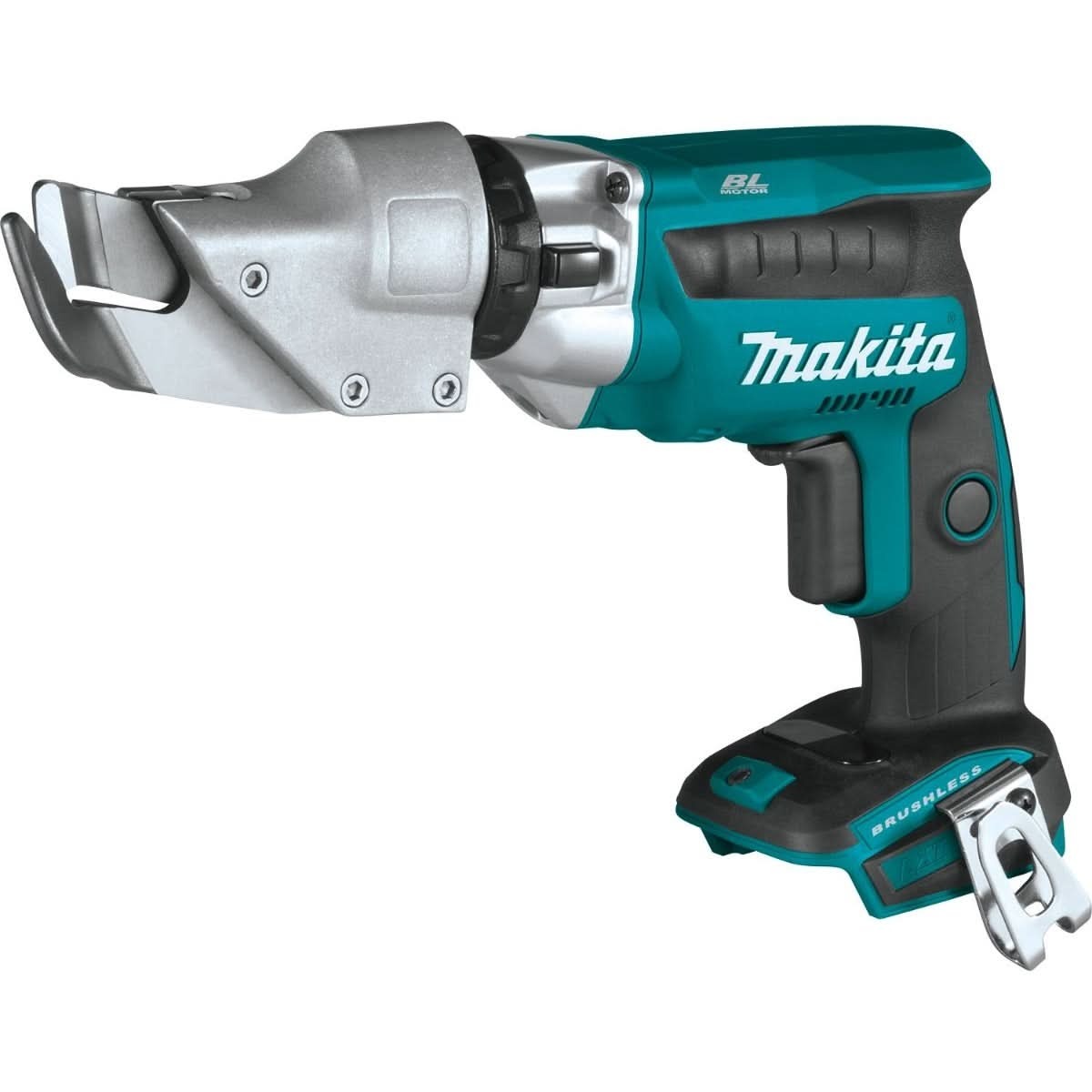 Makita XSJ04Z 18V LXT Lithium-Ion Brushless Cordless 18 Gauge Offset Shear, Tool Only