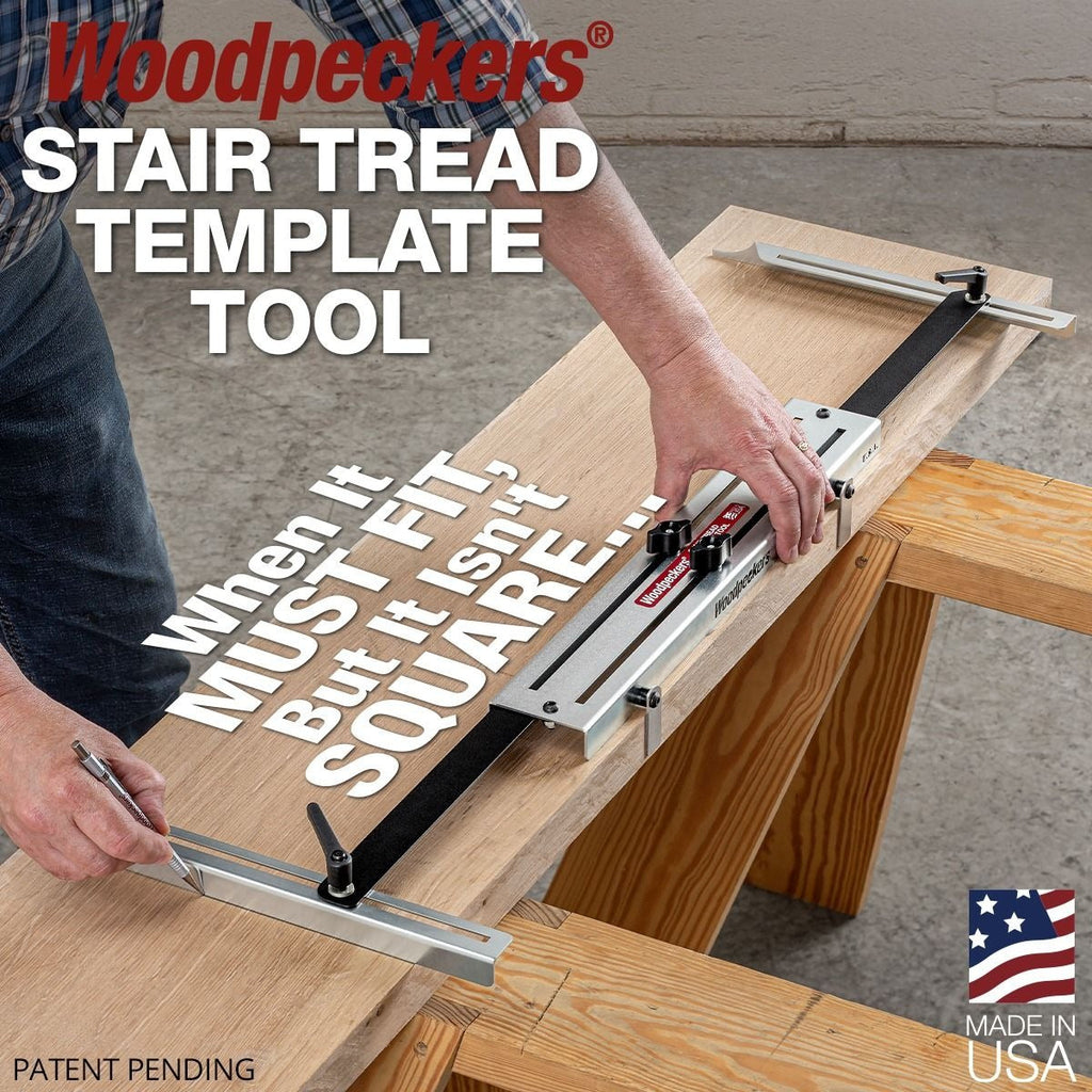 Woodpeckers Stair Tread Template Tool Jig (STTT)