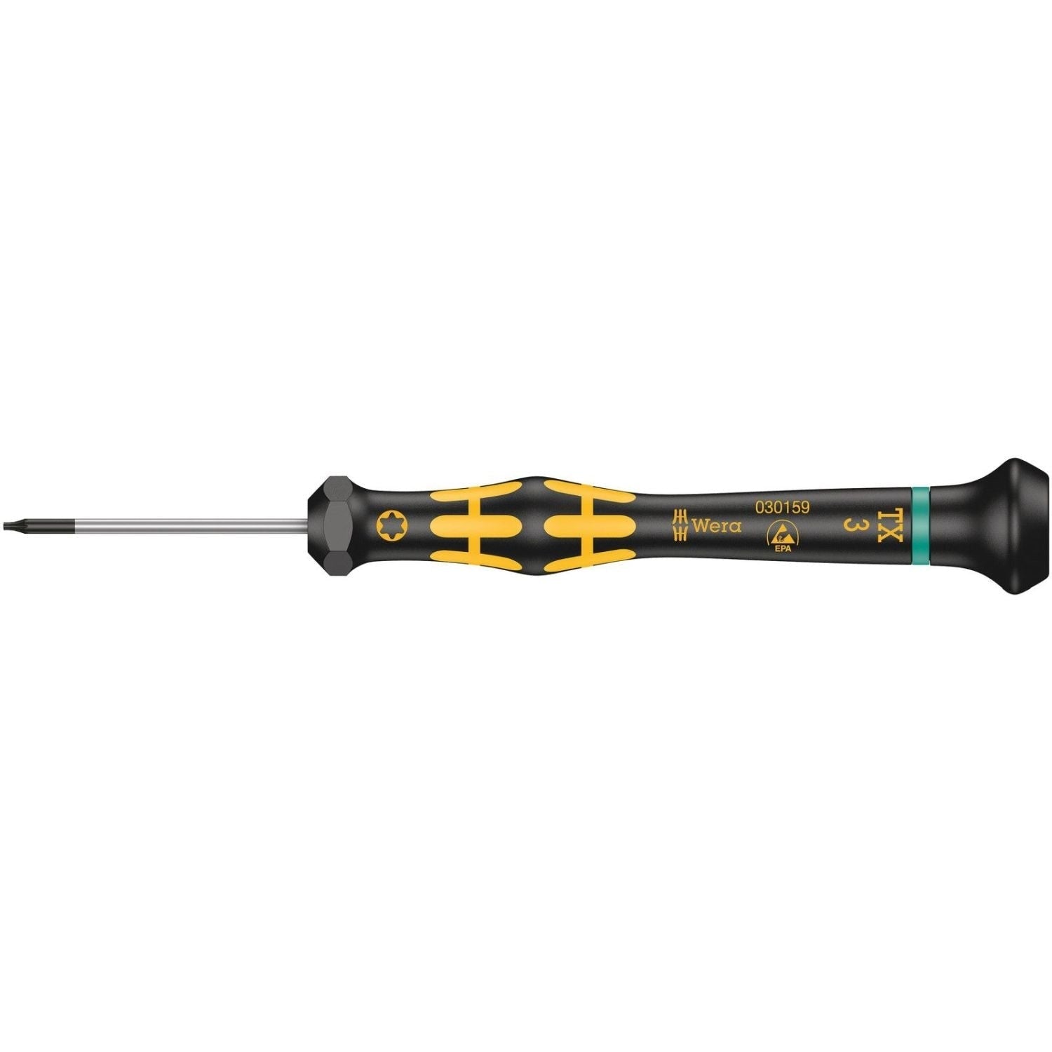 Wera 1567 Torx Esd Kraftform Micro Screwdriver For Torx Screws, Torx 3x40-mm.