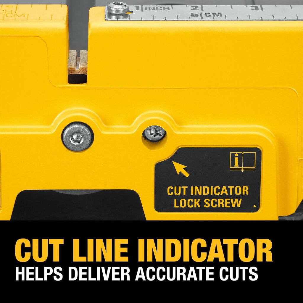 DEWALT 10-in. Corded 1.5 HP Wet Tile Saw with Stand and Blade (D24000S)