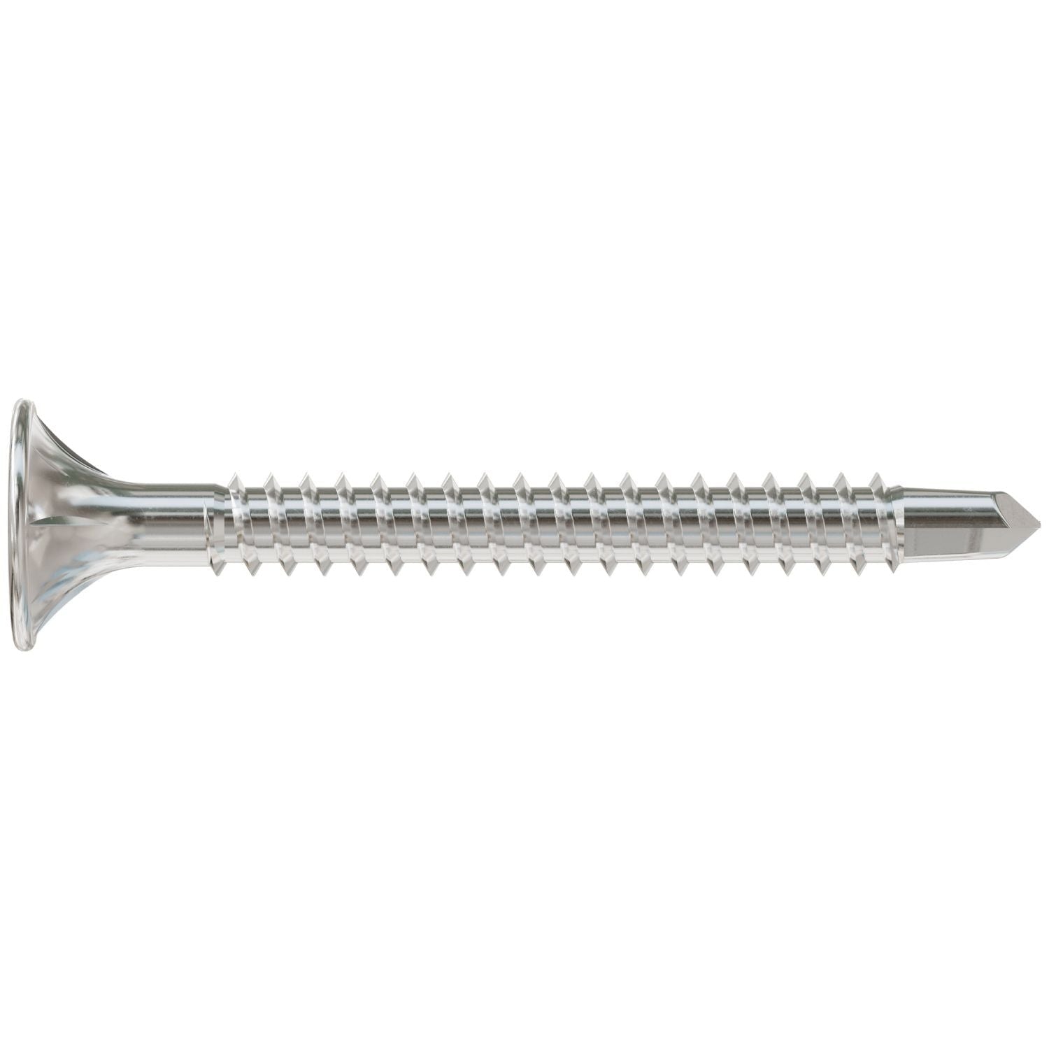 Simpson Strong-Tie F08T162WDB Self-Drilling Fiber-Cement Screw, #8 x 1-5/8-in. #2 Square Drive, Type 410, 3000-Pack