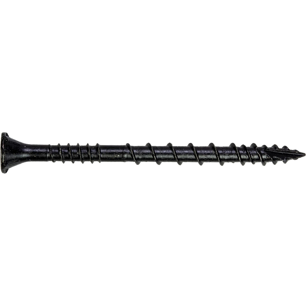 Simpson Strong-Tie DSVBK212R80 Deck-Drive DSV WOOD Screw, #10 x 2-1/2-in. T25, Flat Head, Quik Guard, Black, 80-Pack