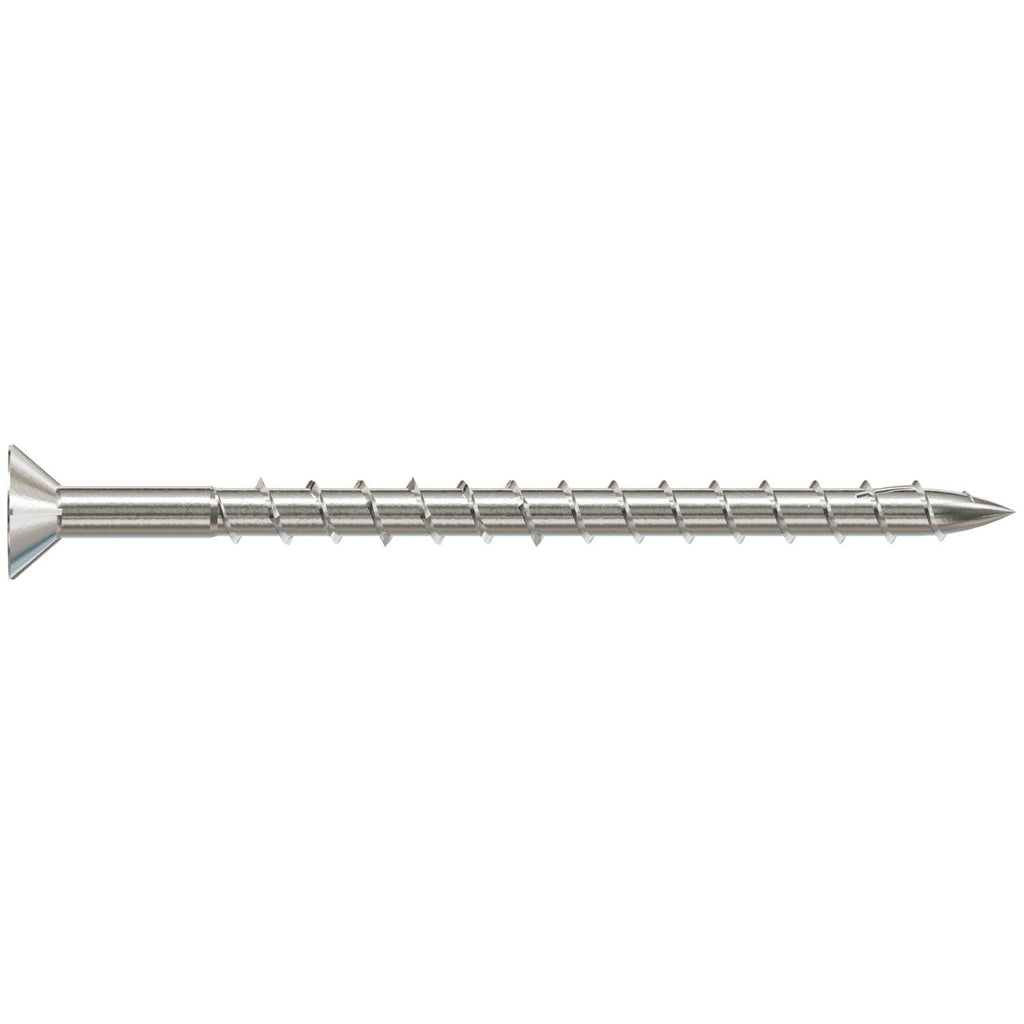 Simpson Strong-Tie S08250WPF1 Deck-Drive DWP WOOD SS Screw, #8 x 2-1/2-in. T-20, Flat Head, Type 305, 1-lb.