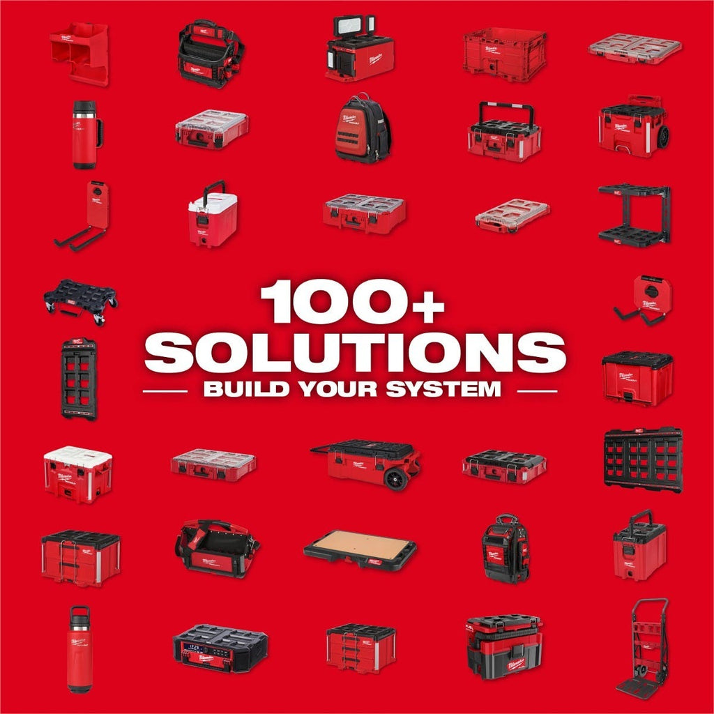 Milwaukee 48-22-8420 PACKOUT Rolling Drawer Tool Box & 48-22-8444 PACKOUT 4-Drawer Tool Box